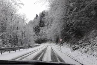 Snijeg na putu do Zvečeva