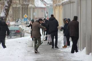 Snježna šetnja Požegom 17.01.2017.