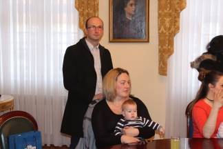 Prijem beba i roditelja kod gradonačelnika 13.2.2017.