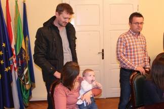 Prijem beba i roditelja kod gradonačelnika 13.2.2017.