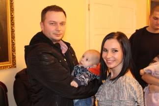 Prijem beba i roditelja kod gradonačelnika 13.2.2017.