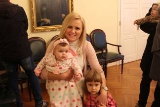 Prijem beba i roditelja kod gradonačelnika 13.2.2017.