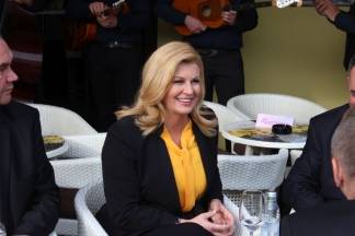 Predsjednica u šetnji Požegom i na Svečanom koncertu u Glazbenoj školi 28.2.2017.