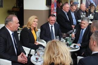 Predsjednica u šetnji Požegom i na Svečanom koncertu u Glazbenoj školi 28.2.2017.