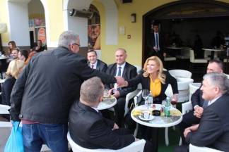 Predsjednica u šetnji Požegom i na Svečanom koncertu u Glazbenoj školi 28.2.2017.