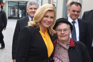 Predsjednica u šetnji Požegom i na Svečanom koncertu u Glazbenoj školi 28.2.2017.