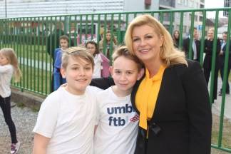 Predsjednica u šetnji Požegom i na Svečanom koncertu u Glazbenoj školi 28.2.2017.