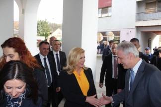 Predsjednica u šetnji Požegom i na Svečanom koncertu u Glazbenoj školi 28.2.2017.