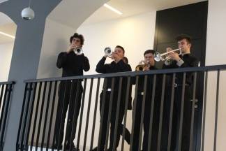 Predsjednica u šetnji Požegom i na Svečanom koncertu u Glazbenoj školi 28.2.2017.