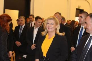 Predsjednica u šetnji Požegom i na Svečanom koncertu u Glazbenoj školi 28.2.2017.