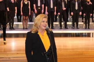Predsjednica u šetnji Požegom i na Svečanom koncertu u Glazbenoj školi 28.2.2017.