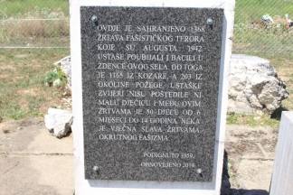 75. Obljetnica i  komemorativni skup u Sloboštini u čast  nedužnim žrtvama Kozare i okolnih naselja Požege 