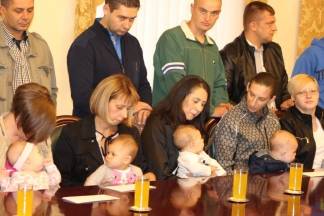 Prijem beba i roditelja kod gradonačelnika 19.09.2017