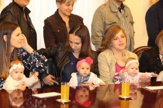 Prijem beba i roditelja kod gradonačelnika 19.09.2017