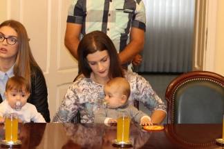 Prijem beba i roditelja kod gradonačelnika 19.09.2017