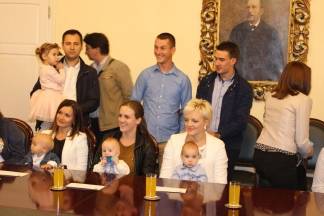 Prijem beba i roditelja kod gradonačelnika 19.09.2017