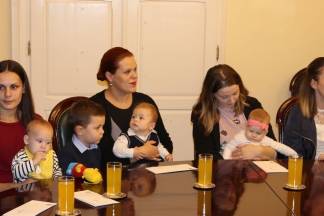 Prijem beba i roditelja kod gradonačelnika 19.09.2017