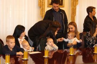 Prijem beba i roditelja kod gradonačelnika 19.09.2017