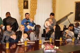 Prijem beba i roditelja kod gradonačelnika 19.09.2017