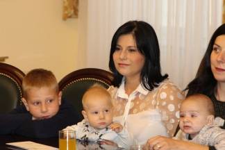 Prijem beba i roditelja kod gradonačelnika 19.09.2017