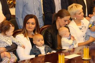 Prijem beba i roditelja kod gradonačelnika 19.09.2017