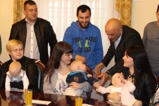 Prijem beba i roditelja kod gradonačelnika 19.09.2017