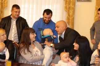 Prijem beba i roditelja kod gradonačelnika 19.09.2017