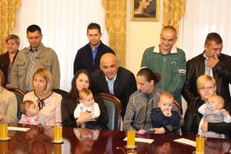 Prijem beba i roditelja kod gradonačelnika 19.09.2017
