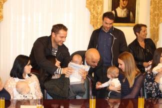 Prijem beba i roditelja kod gradonačelnika 19.09.2017