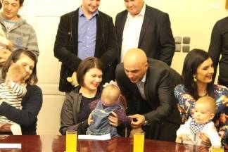 Prijem beba i roditelja kod gradonačelnika 19.09.2017