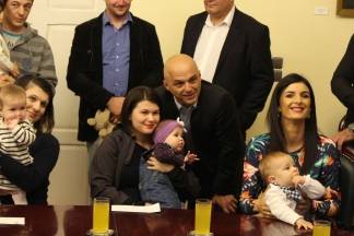 Prijem beba i roditelja kod gradonačelnika 19.09.2017