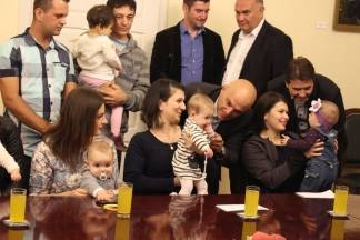 Prijem beba i roditelja kod gradonačelnika 19.09.2017