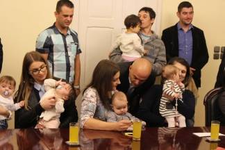 Prijem beba i roditelja kod gradonačelnika 19.09.2017