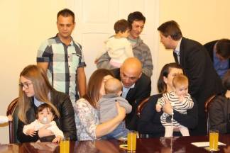 Prijem beba i roditelja kod gradonačelnika 19.09.2017