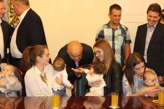 Prijem beba i roditelja kod gradonačelnika 19.09.2017