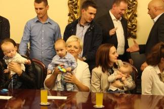 Prijem beba i roditelja kod gradonačelnika 19.09.2017