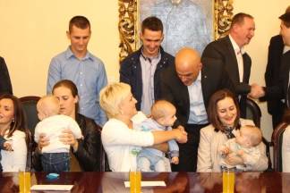 Prijem beba i roditelja kod gradonačelnika 19.09.2017