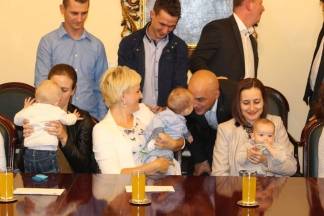 Prijem beba i roditelja kod gradonačelnika 19.09.2017