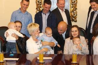 Prijem beba i roditelja kod gradonačelnika 19.09.2017