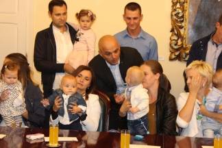 Prijem beba i roditelja kod gradonačelnika 19.09.2017