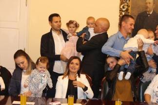 Prijem beba i roditelja kod gradonačelnika 19.09.2017