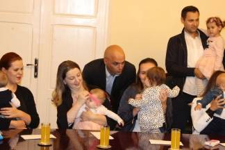 Prijem beba i roditelja kod gradonačelnika 19.09.2017