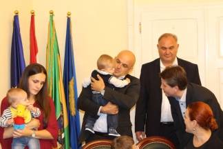 Prijem beba i roditelja kod gradonačelnika 19.09.2017