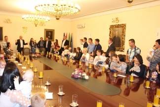 Prijem beba i roditelja kod gradonačelnika 19.09.2017