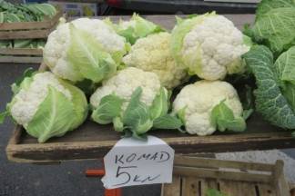 Ponuda na požeškoj tržnici, 9.11.2017.