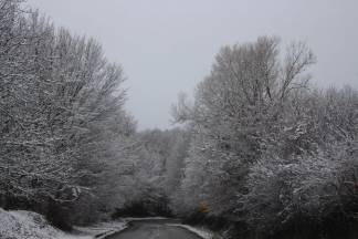 Snježnim putevima požeško - slavonske županije 09.12.2017.