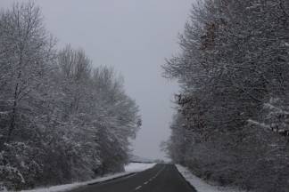 Snježnim putevima požeško - slavonske županije 09.12.2017.