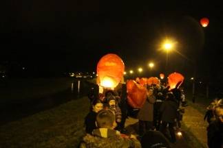 Puštanje lampiona dobrih želja 13.12.2017.
