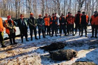 Kutjevo i Vetovo u zajedničkom lovu 30.12.2017.