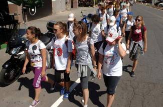 Požeški hodočasnici na putu do Voćina